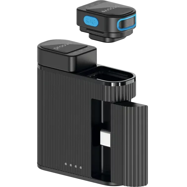 Mikrofon wireless Proove DualCast, set 2 copë me kuti për karikim - 1