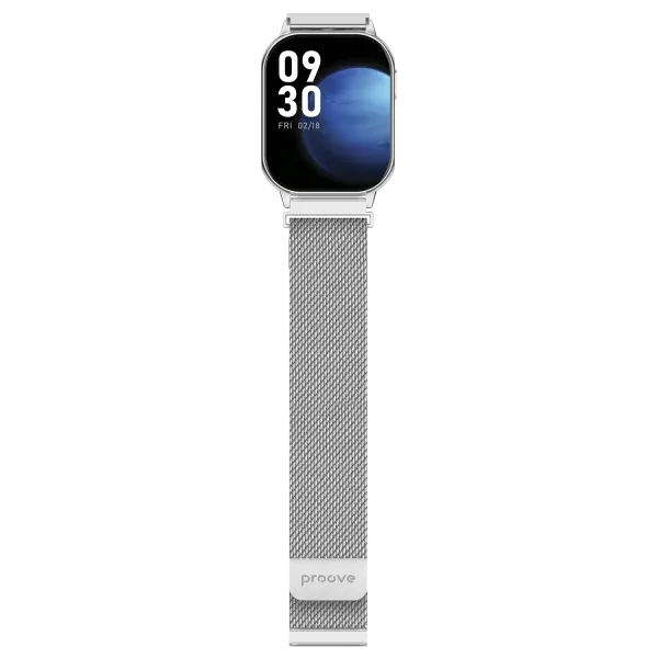 Orë inteligjente Proove Elysium, 2.04" AMOLED, ngjyra silver glossy - 2