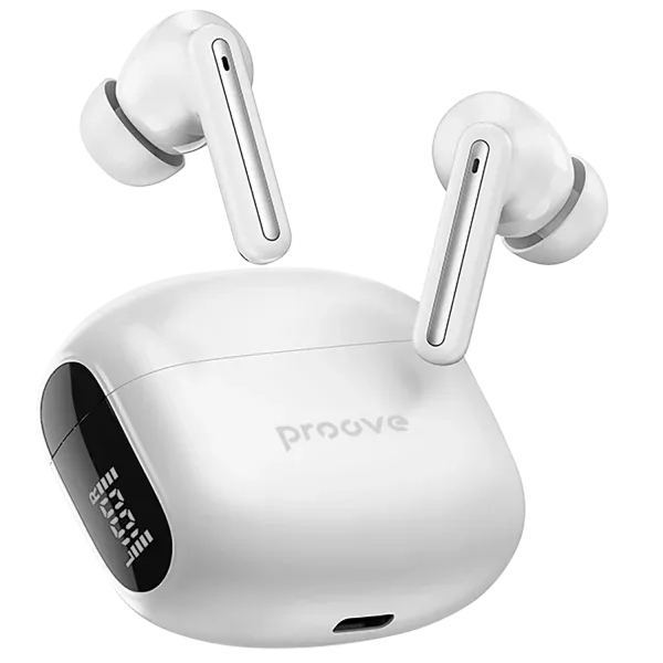 Dëgjuse wireless Proove Tempo TWS, ANC, me aplikacion, të bardha - 4