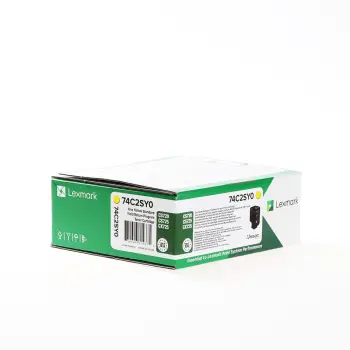 Toner Lexmark 74C2SY0 / XL – Verdhë