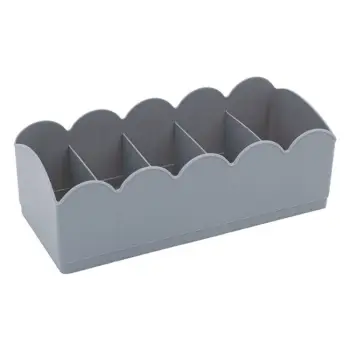 Organizues plastik me 5 ndarje, ngjyrë gri