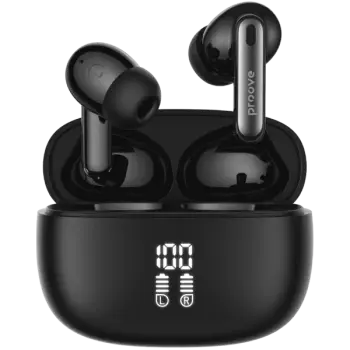 Dëgjuse wireless Proove Intro Pro, IPX4, me aplikacion, të zeza