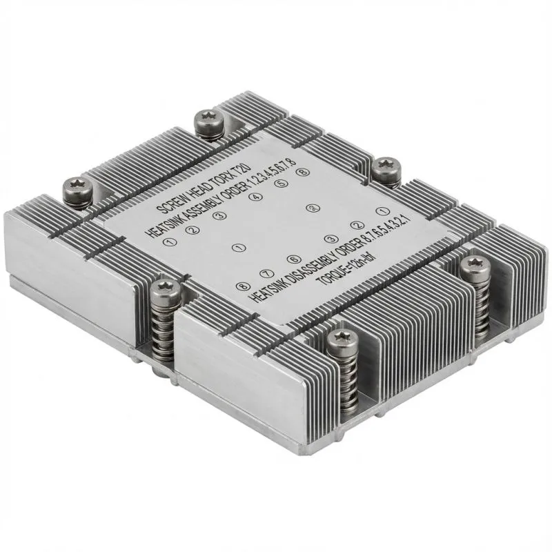 Ftohës për Procesor Supermicro SNK‑P0082V – 1U – Passiv – Socket SP5 - 1