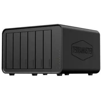 NAS TerraMaster F6-424MAX / 6-Bay / 10-Core CPU / 16GB DDR5 / Diskless