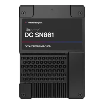 SSD e Brendshme Western Digital 2.5″ / Ultrastar DC SN861 / WUS6BA138PSP9X3 / Datencenter / 3.84TB / U.2 / PCIe 5.0 ×4 / NVMe