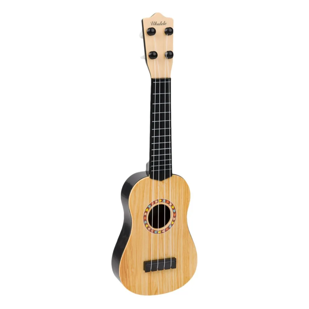 Kitarë ukulele në ngjyrë bezhë - 1