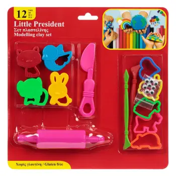 Forma Të Ndryshme Plastike Për Plasteline 14 Copë