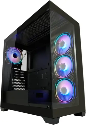 Kompjuter Gaming ICE SERIES 4 / Ryzen 7 7800X3D / 32GB DDR5 / 1TB / RTX 5070 12GB / Case SEAMLESS X – e zezë