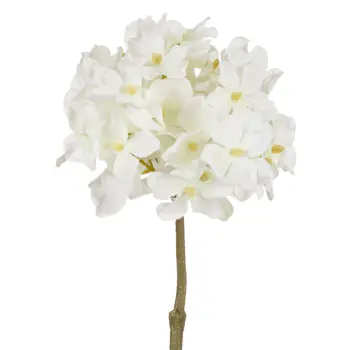 Lule dekorative luleborë e bardhë 24cm