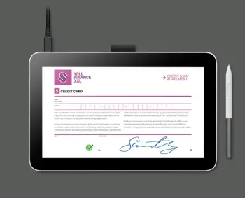 Tablet për nënshkrim Wacom Signature Display 12, ekran 12", me stylus, i zi