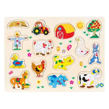 Pazell me figura kafshe 40x30 cm 14 cp