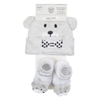 Set veshje per bebe gri