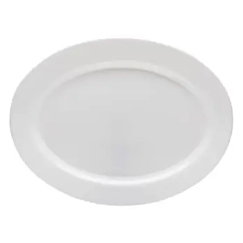 Pjate e bardhe servirje ovale 35.5x26.5cm