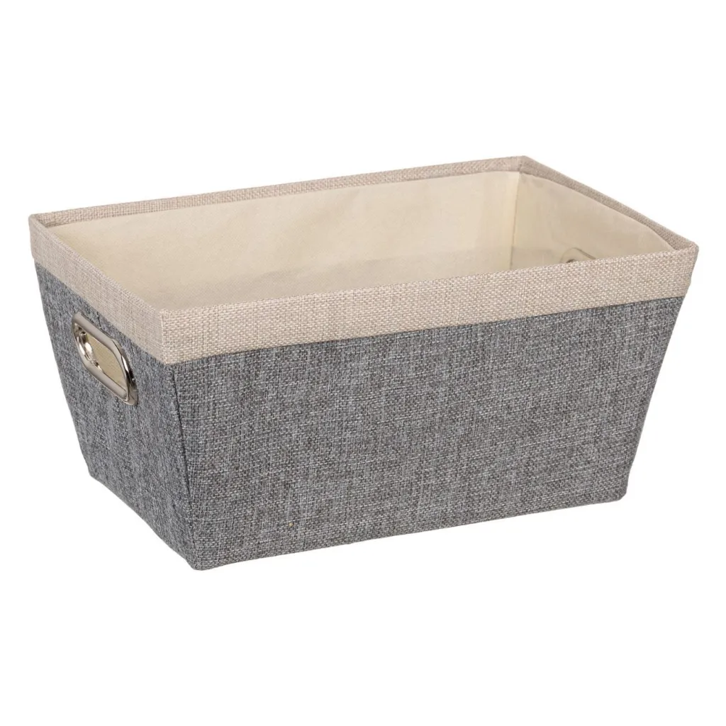 Shporte organizimi bezhe dhe gri 32x22x16cm - 1