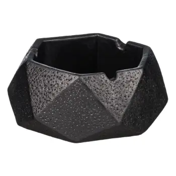 Tavull hexagon i zi 10.5x5 cm