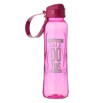 Shishe uji sportive plastike rozë 630 ml