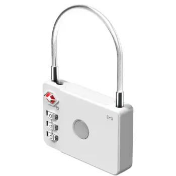 GPS dhe Tags ultron MiLock Luggage Lock with Apple certified Tag / 1 Piece – Bardhë