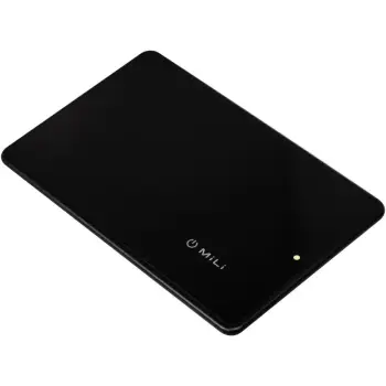 Gjetës GPS për portofol MiLi MiCard, Find My, NFC, i zi