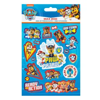 Set letra ngjitese paw patrol