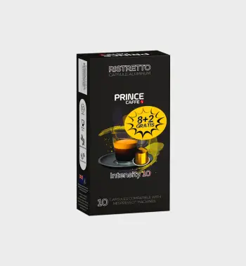 Pako kapsulash kafeje Alumini Gold Ristretto 8 + 2 GRATIS