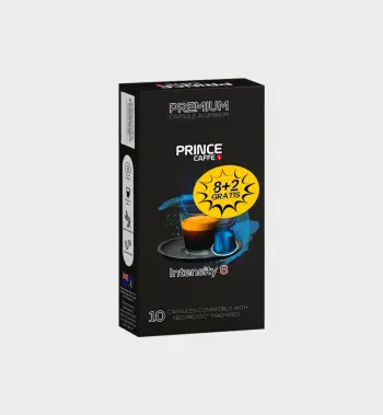 Pako kapsulash kafeje Alumini e kaltër Premium 8 + 2 GRATIS