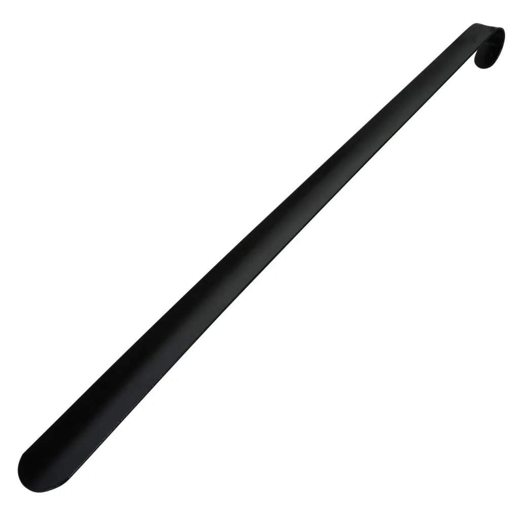 Lugë këpucësh metalike e zezë 58.5 cm - 1