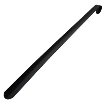 Lugë këpucësh metalike e zezë 58.5 cm