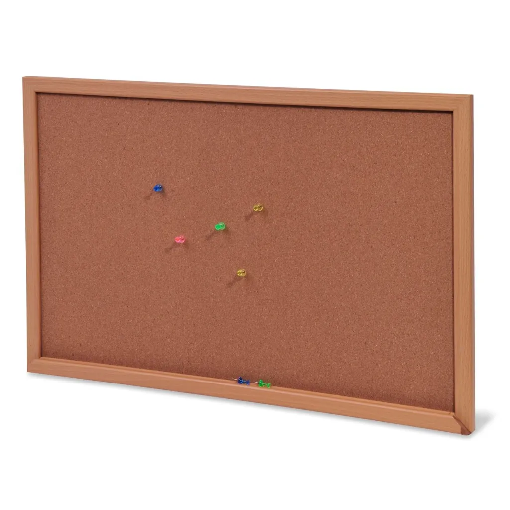 Pin board druri, ngjyrë kafe 45x60cm - 1