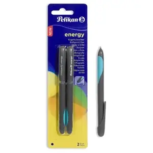 Stilolaps Gri "Pelikan" Me Boje Blu 2 Copë