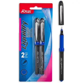 Stilolaps I Zi "A-Plus" Me Boje Të Lëngshme Blu 2 Copë