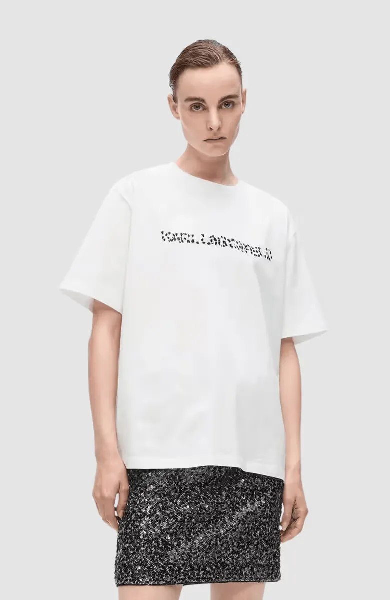 Snow Leo Logo Oversized Tshirt - 1