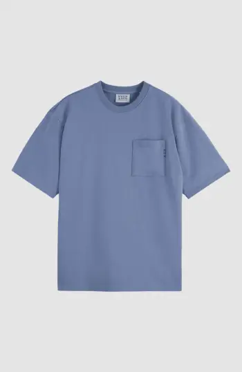 Seasonal core 3 crosses chest pocket loosefit T-shirt