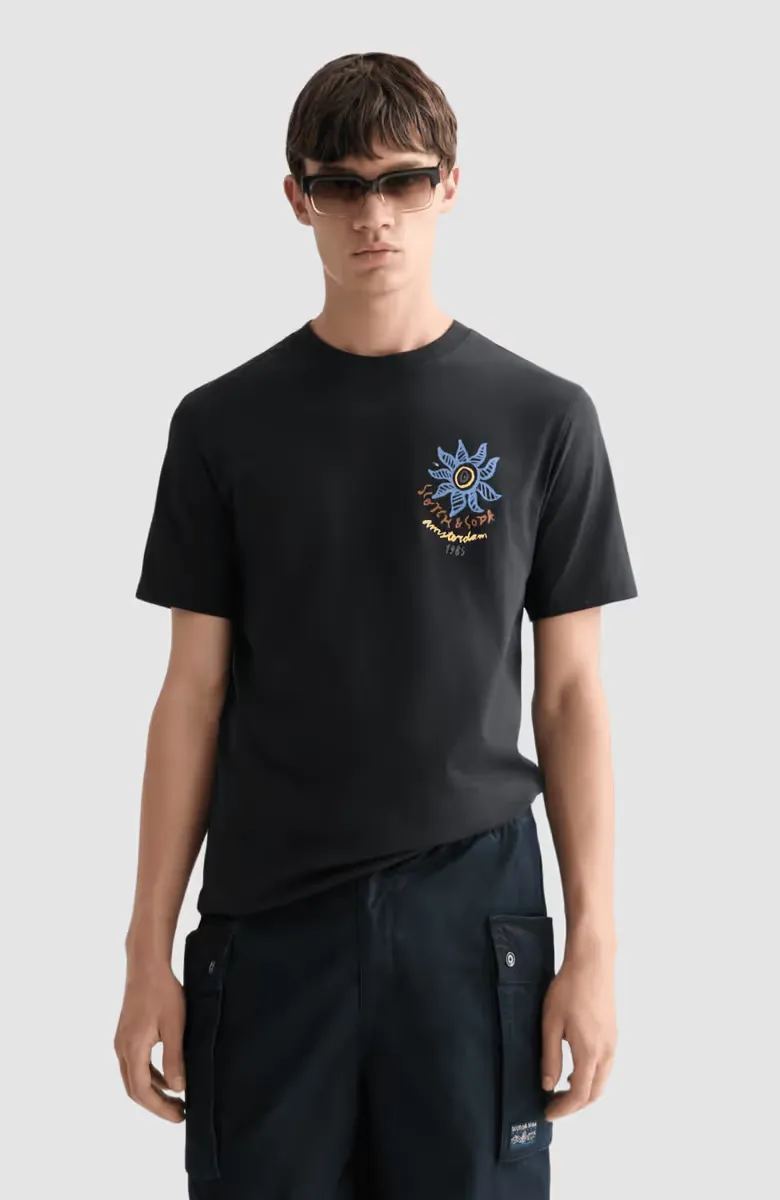 Front and back artwork regularfit T-shirt - 1