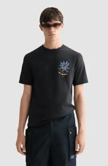 Front and back artwork regularfit T-shirt