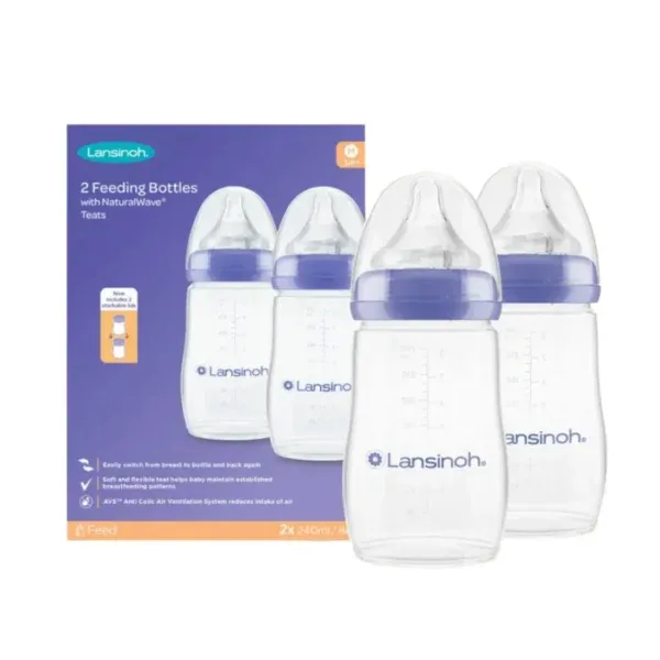 Shishe Set Lansinoh (2 Copë, 240 ml) - 1
