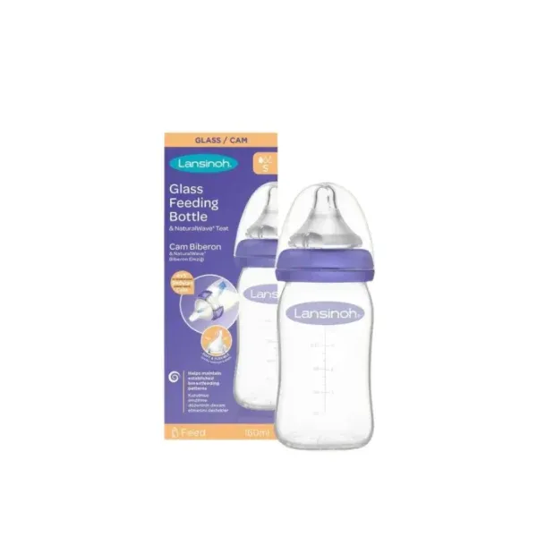 Shishe Qelqi Lansinoh për Foshnjat – 160 ml - 1
