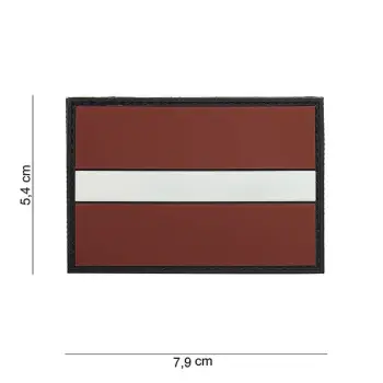 Emblem Letonia 3D PVC HOTSHOT 444110-4010