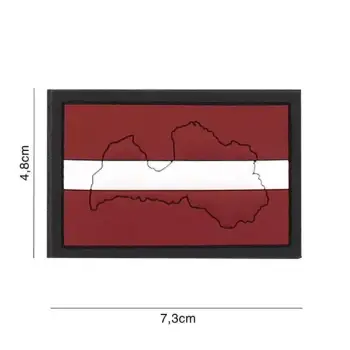 Emblem Letonia 3D PVC HOTSHOT 444130-7169