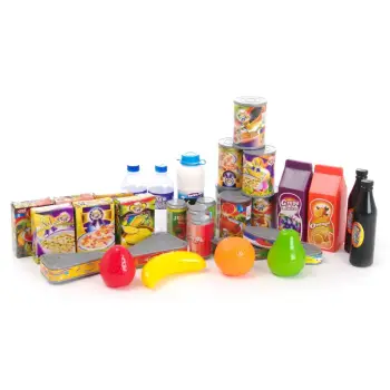 Lodër, set ushqimesh për supermarket - 32 copë