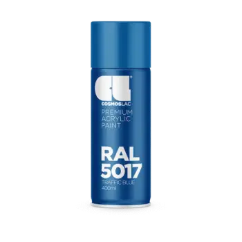 Cosmoslac Premium Acrylic Paint RAL 5017 – Traffic Blue | Spray 400 ml