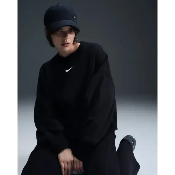 Duks NIKE W Nsw Phnx Flc Crew Oos - 1
