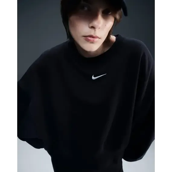 Duks NIKE W Nsw Phnx Flc Crew Oos - 2