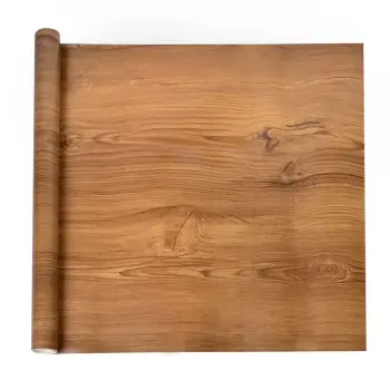 Rul me dizajn druri PVC ngjitës me ngjyrë natyrale 150x45cm