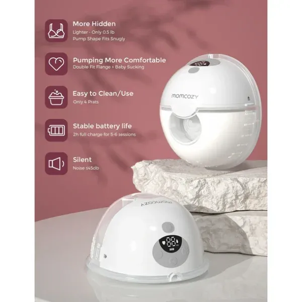 Momcozy M5 – Pompa Gjiri Portative (Double Pack) - 7