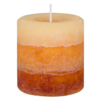 Qiri Aromatik Ngjyrë E Verdhë Me Kafe Me Aromë Kafe 7x7.5 Cm