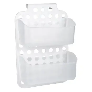 Raft tualeti plastik i bardhë 2-vendësh