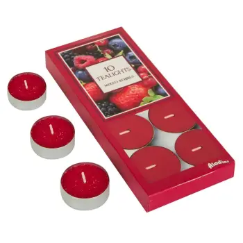Qirinj Aromatik Me Ngjyrë Të Kuqe Me Aromë Fruta Pylli 3x2 Cm 10 Copë
