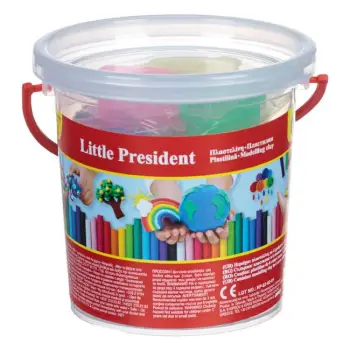 Plasteline Me Ngjyra 6 Copë Me 3 Forma Në Kove