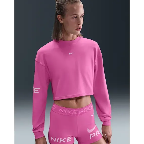 Duks NIKE W Np Df Flc Crew Tt Grx - 1
