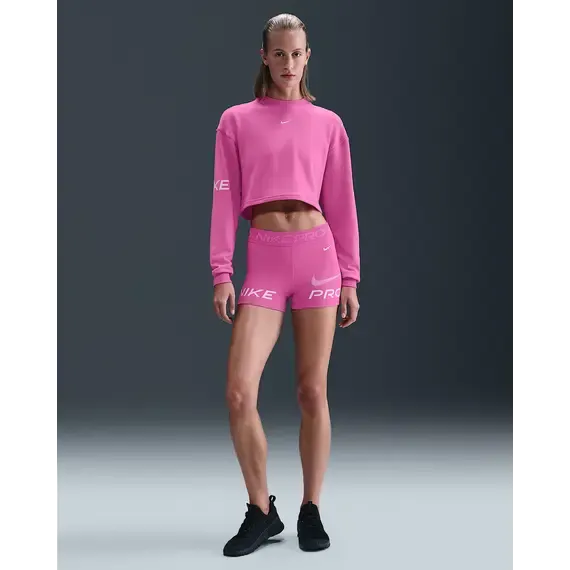 Duks NIKE W Np Df Flc Crew Tt Grx - 4
